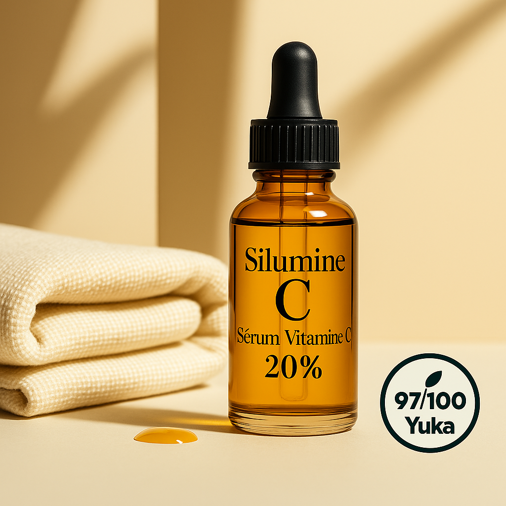 Sérum Vitamine C 20 % – Résultats visibles dès 7 jours ✨ Éclat, Hydratation & Anti-taches